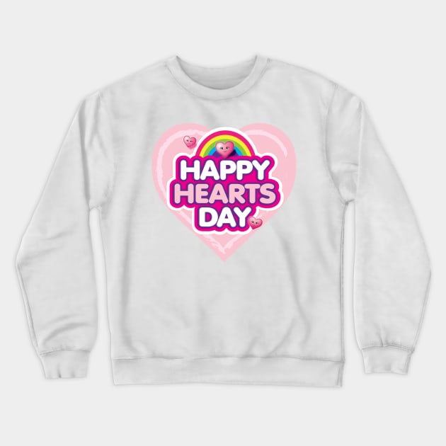 Happy hearts Day - love and light Crewneck Sweatshirt by Cimbart